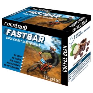 Racefood Fastbar - COFFEE - BEAN - 5 - PACK - NEW